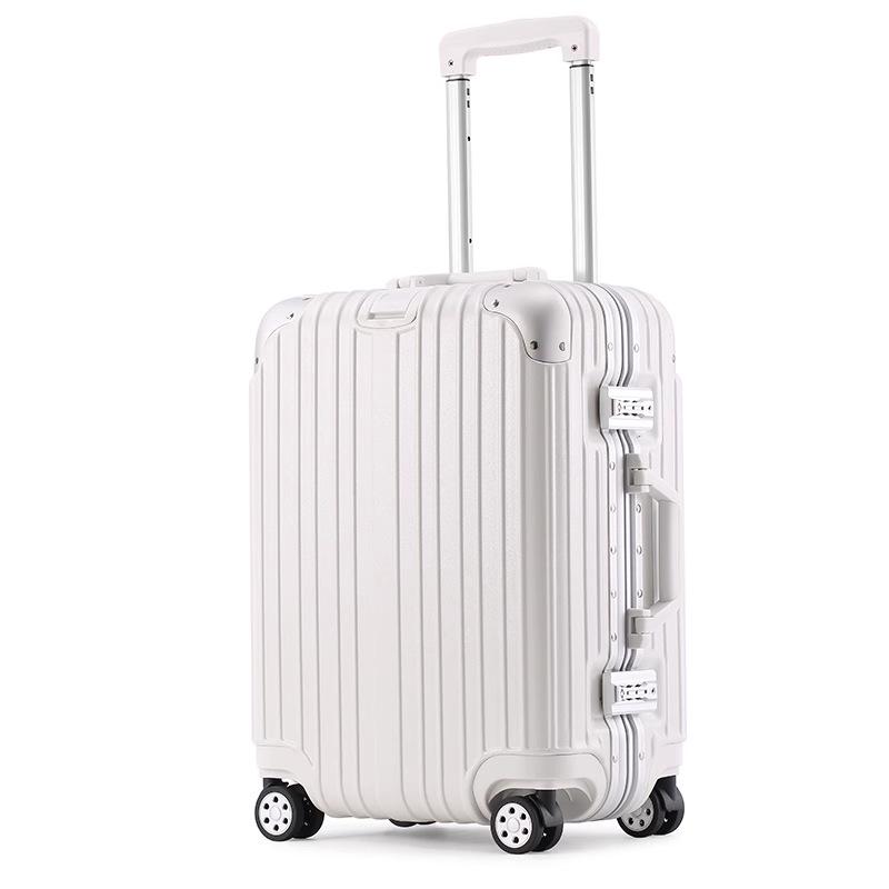 

20-Inch Unisex Carry-On Suitcase with Aluminum-Magnesium Alloy, Combination Lock & Universal Wheels 20-inch