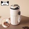 Temperature-Sensitive Coffee Thermos with Lanyard & Drink Switch