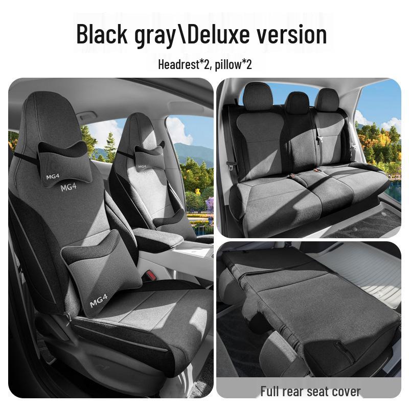 Universal All-Season Seat Cushion for MG MG4 2026 - Breathable Rear Row Cover with Ventilation