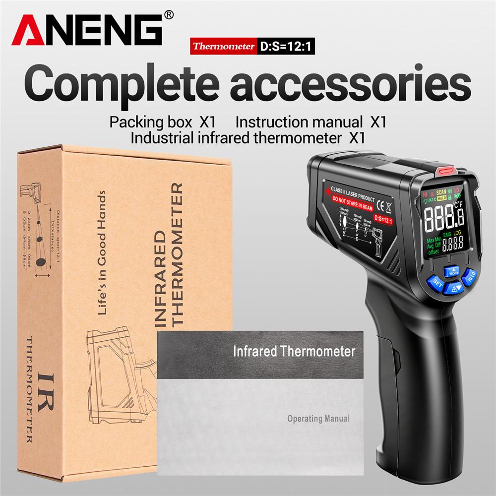 

ANENG TH06 Infrared Thermometer for Kitchen, Oil, Water, and Baking Temperature Measurement