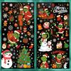 Christmas decoration snowman Grinch static stickers Christmas supplies snowflake stickers