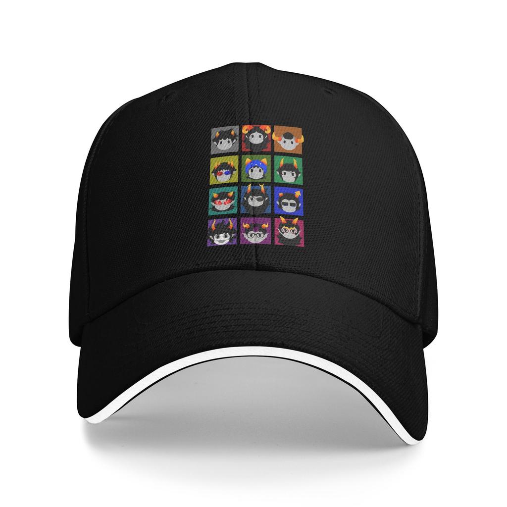 Karkat Vantas Baseball Cap Vintage Homestucks Unisexga Sandwich Hats Unisex Style Adjustable Headwear Activities