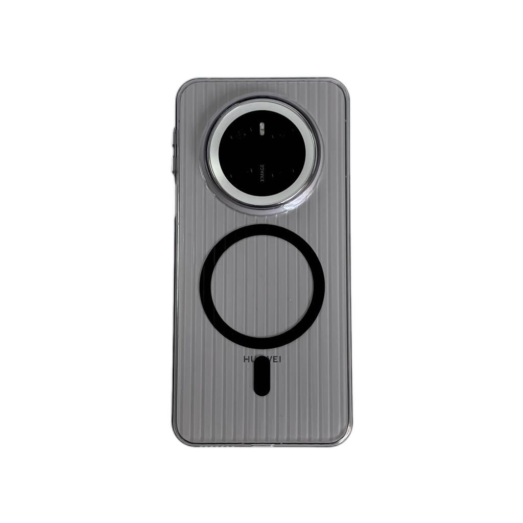 Applicable to Huawei mate11promax mobile phone case heat dissipation corrugated pattern Honor 111 magnetic suction high transparency protective case