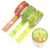 Kamiiso Sansho Japanese Washi Masking Tape *Made in Japan* 15mm x 10m x 3 rolls, 3 patterns SAIEN UR
