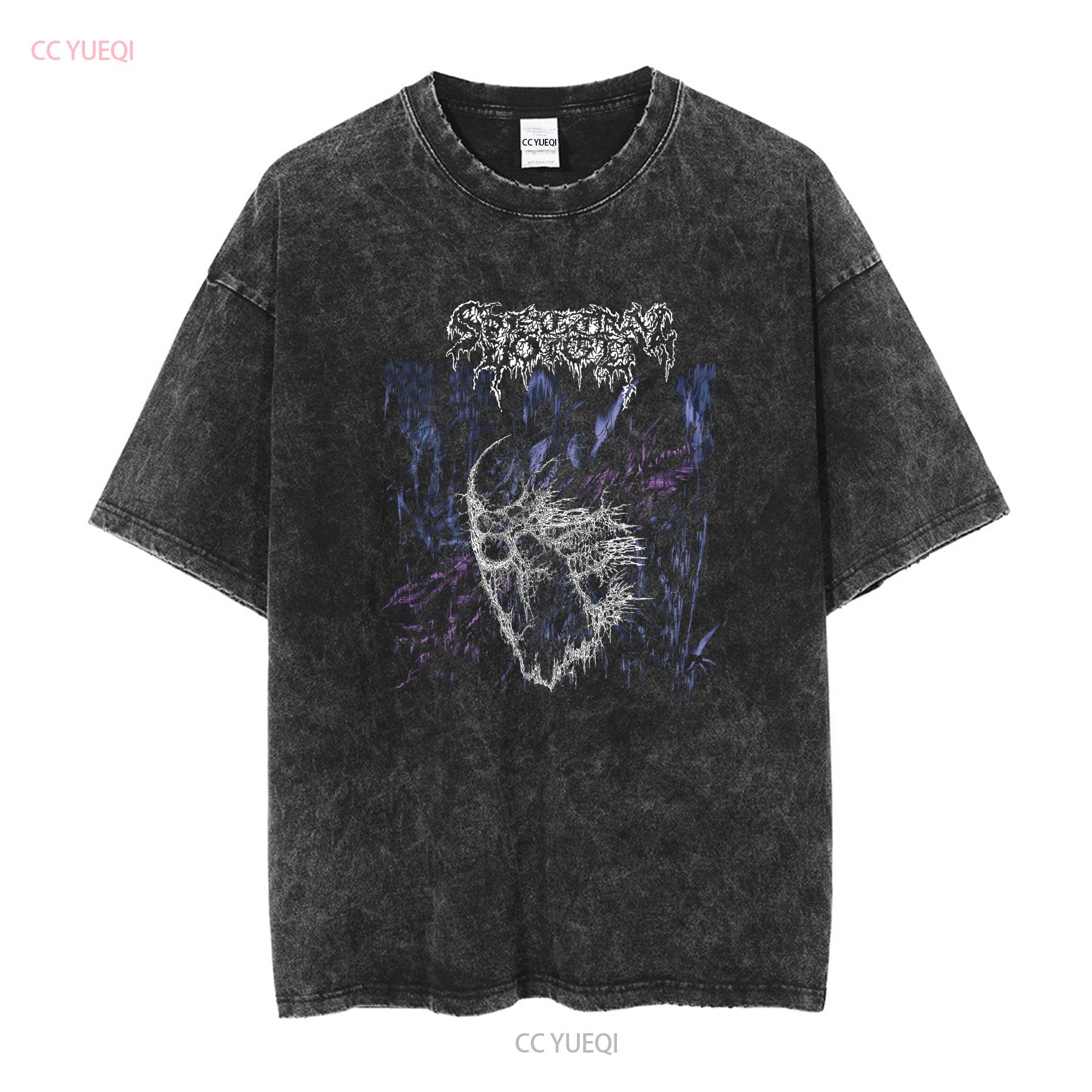 ZheXiong TEE Spectral Voice Aangetaste gangen van het Niet-zijn T-shirt NIEUW Medium lange of korte mouwen vintage Gewassen Uitgerekt homme Ademend 4XL
