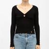 V-neck Sweater Moza In Fine Knit Women LA PETITE ETOILE