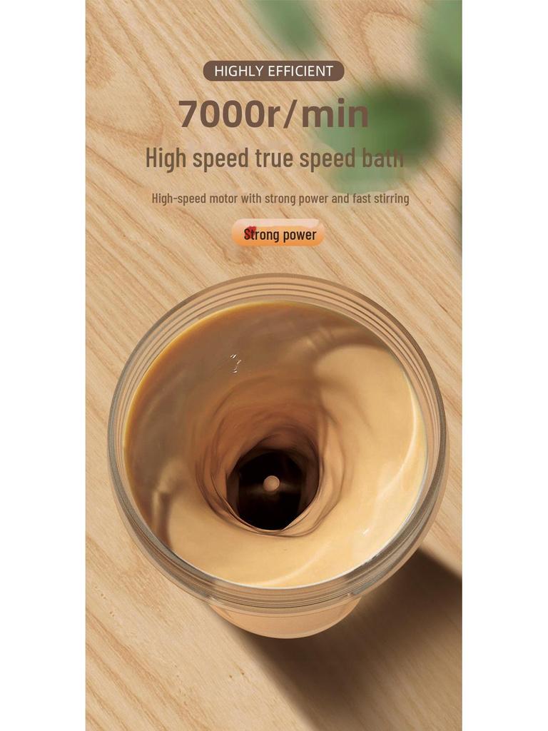 Rechargeable Automatic Mixing Cup: Electric Coffee, Protein, & Soy Milk Shaker with Scale