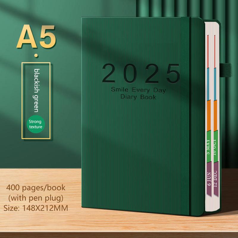 Einfaches Terminkalender Notizbuch Geschäftsmanagementplan Notizbuch Kalender Notizblock Effizienz-Notizbuch Bürobedarf Studenten Schreibwaren