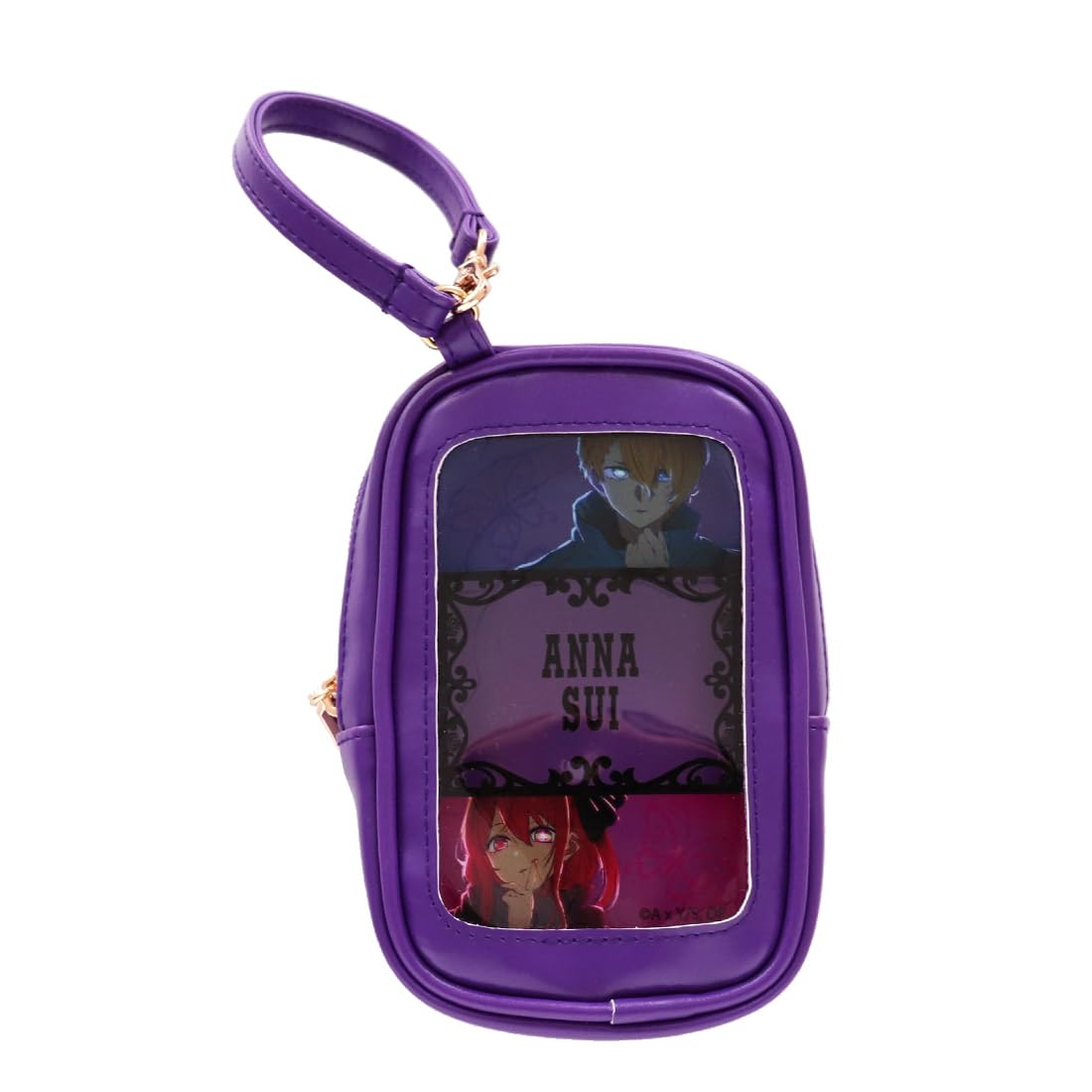 

no x ANNASUI Windowed Aqua x Ruby Anna [Oshi Ko] Pouch, (Purple), Sui/Anna Sui, Women s, 000758-0002-01 фіолетовий