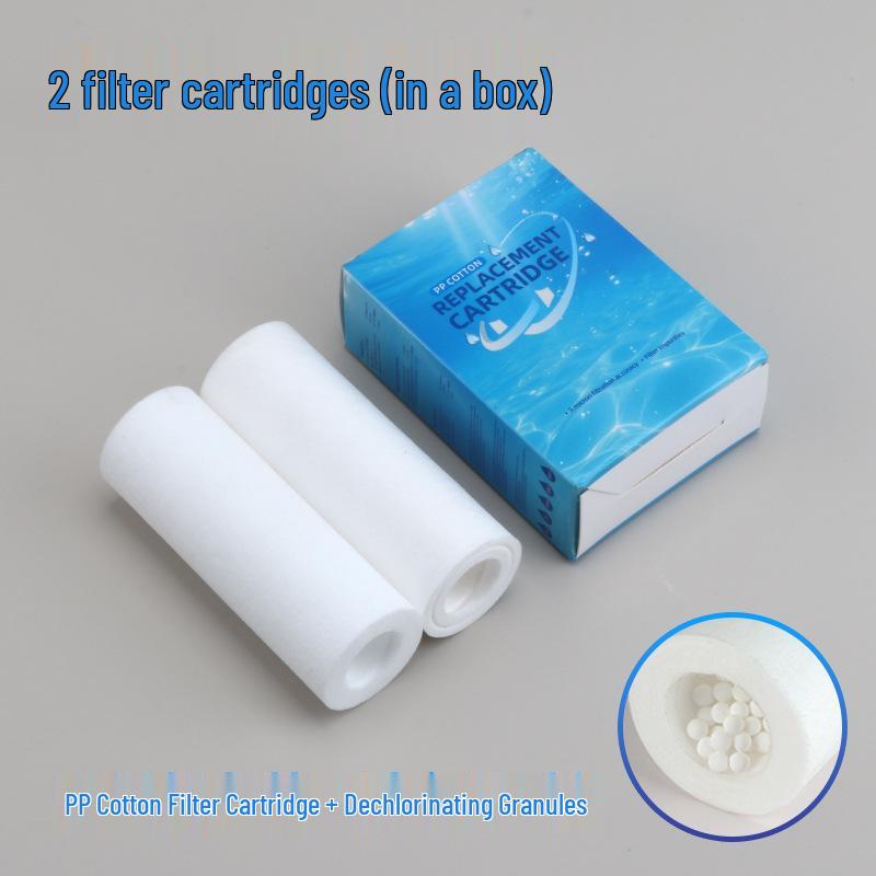 Replaceable Core PP Cotton Water Filter for Shower, Washing Machine, Toilet - Reduces Residual Chlorine