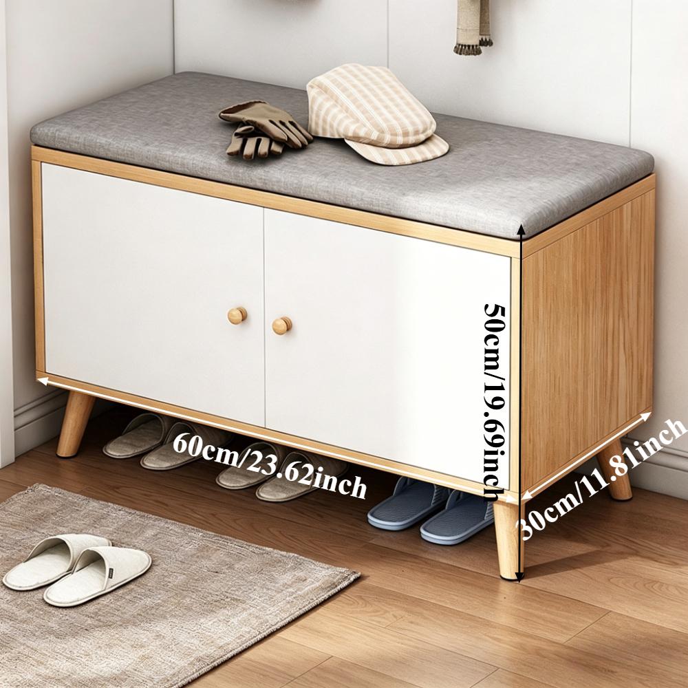 Modern Shoe Cabinet Shoe Change Stool Entrance Shoe Cabinet Changing Stool Shoe Rack Home Furniture