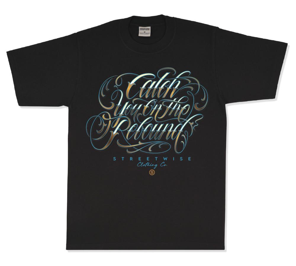 

Streetwise REBOUND Graphic T-Shirt Black M-L-XL-2XL-3XL wbr/ -4XL-5XL Unisex T-Shirt XL