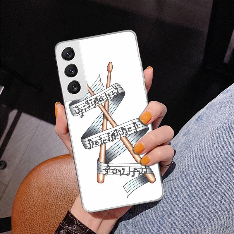 

Musical Instrument Drum Rock Phnoe Case for Samsung Galaxy S26 S25 Edge S23 S24 Ultra S22 Plus S21 S20 FE Unique Cover Soft Coqu Samsung S25 Plus