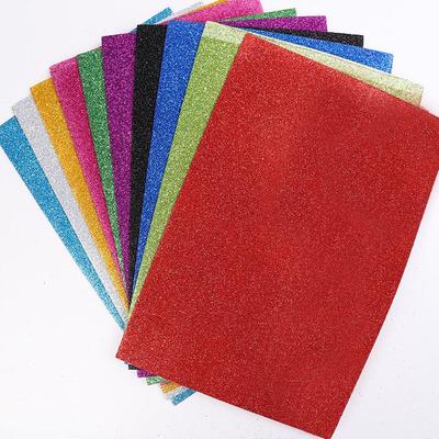 Glitter Foam EVA Stickers & Sponge Paper DIY Kit - 10 Pack Educational Puzzle Supplies