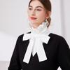 Womens Stand Ruffles Fake Collar Female Removable Sweater Tops Neckwear Autumn Detachable Half-Shirt Neck False Collar Decor