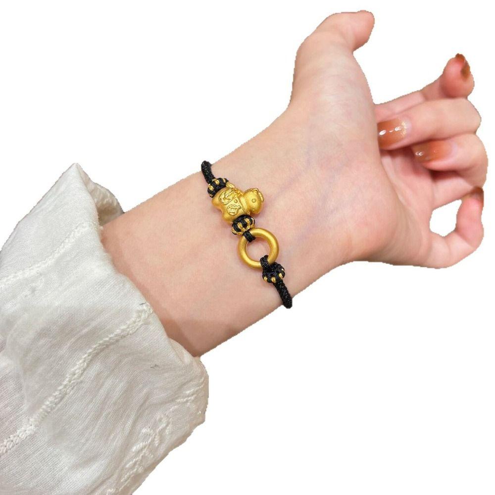 New Year Horse Weave Hand Rope Exquisite Woven Beaded Bracelet New Year Gift