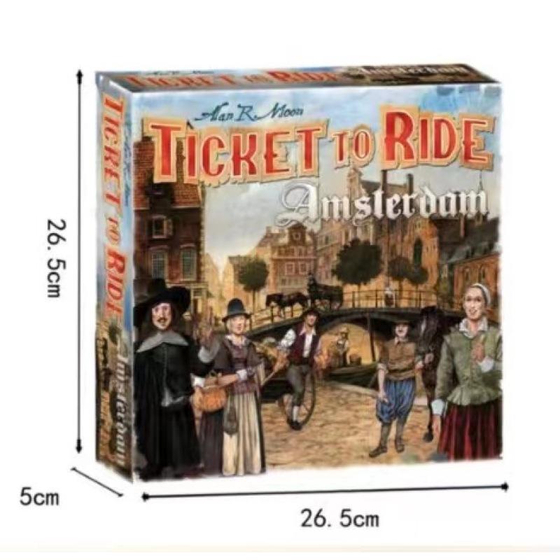 Wersja angielska Gra karciana European Ticket Tour Gra stołowa European Ticket Tour Gra europejska