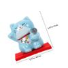 2pcs Smooth For Home Car Office Decor Desktop Ceramic Cat Decoration Craft Miniature Cat Ornament