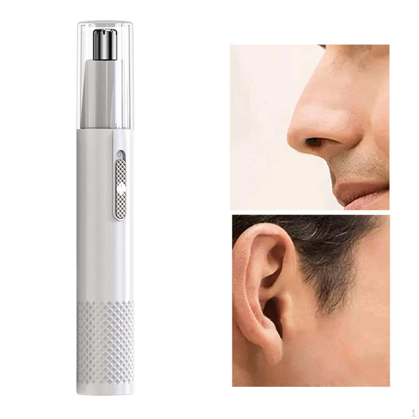 Профессиональный перезаряжаемый триммер для удаления волос из носа для щек 15cmx1cmx1cm