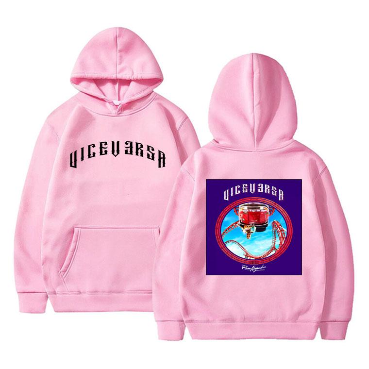 Rauw Alejandro Vice Versa Todo De Ti Album Print Hoodie Men Women Hip Hop Fashion Hooded Sweatshirt Male Vintgae Casual Hoodies