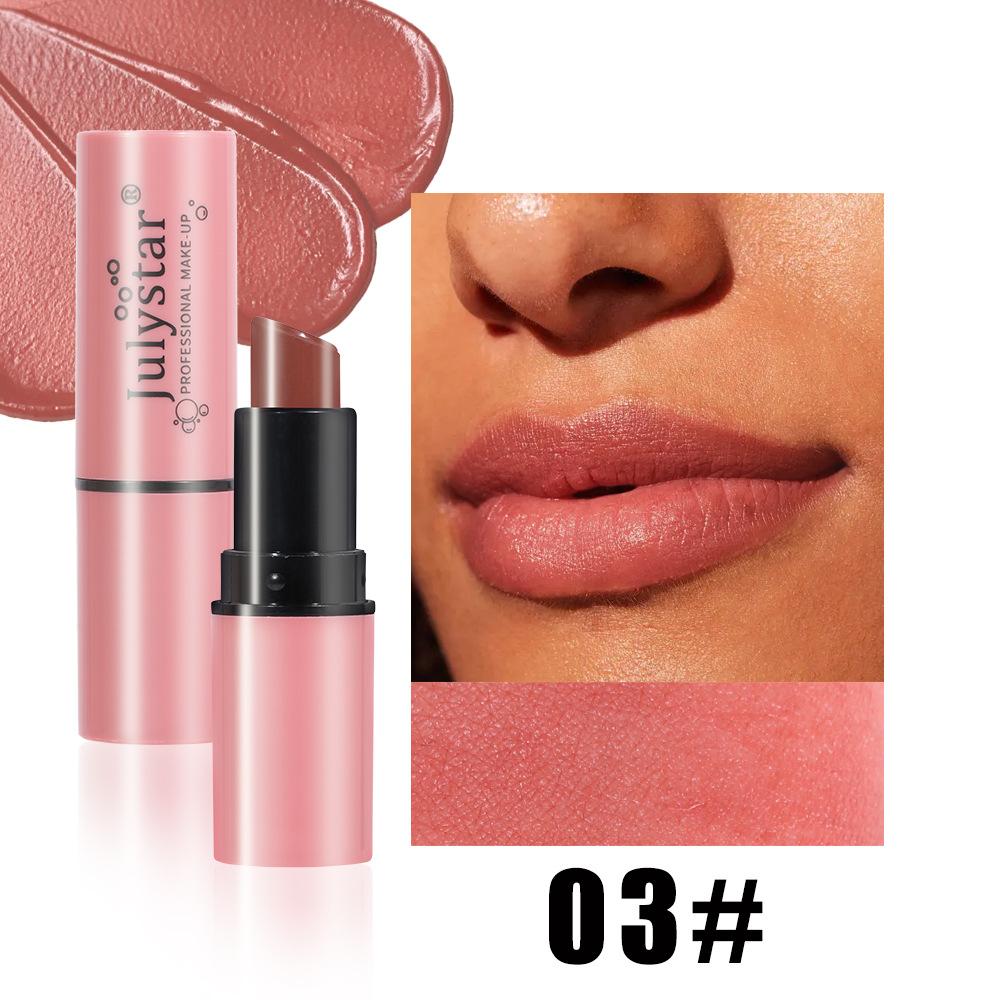 Charming Matte Jelly Lipstick, Lip Makeup, No Fading and No Sticking, Long-lasting and Waterproof, Moisturizing Lip Gloss