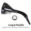 1 Pc Multi Functional Flexible Automotive Fuel Funnel: Spill-Proof Refueling & Oil Changing Tool with Wide Mouth & Handle