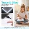 3.3 x 5.1in LED Light Board Ultra Thin USB Powered Drawing Tablet Adjustable Brightness Flip Book Kit Calligraphy Practice