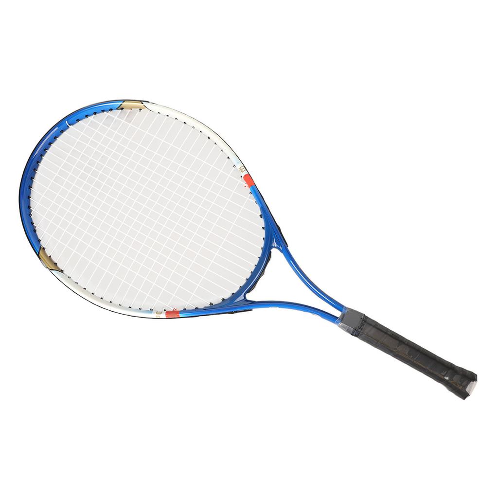 REGAIL Adult Tennis Racket 27in Aluminum Alloy Lightweight Recreational Racket for Training Blue