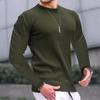 Maglione Pullover da Uomo Trendy 2024 Primavera Girocollo Lavorazione Larga