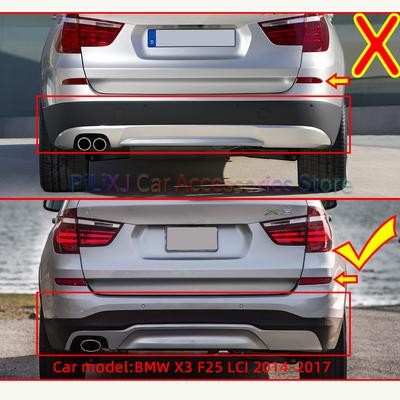 Auto Front Rear Bumper Headlamp Washer Cover Cap For BMW X3 F25 LCI Ordinary Version 2014 2015 2016 2017 High Quality Painted
