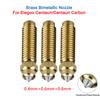 Bimetallic Nozzle For Elegoo Centauri Carbon 3D Printer 0.2/0.4/0.6/0.8mm Brass Chromium Zirconium Copper Hardened Steel Nozzles