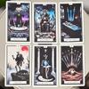 Skeleton Tarot Deck 10.3*6cm - 78 Pcs Gothic Skeleton Art Tarot Cards for Divination, Dark Fantasy Skull & Bone Theme