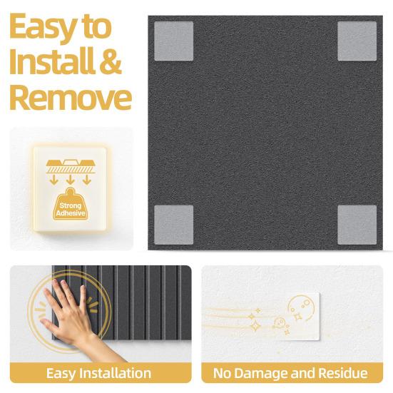 Large Cork Bulletin Board 11.8" X 11.8" Polyester Nail Boards Multi-Purpose Notes Photos Organizer for Office Home Classroom