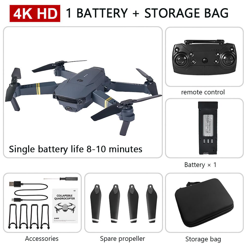 New E58 Pro Wide-angle 4K HD Camera Drone Real-time Transmission Photography/video Long Flight Drone Mobile WiFi Control