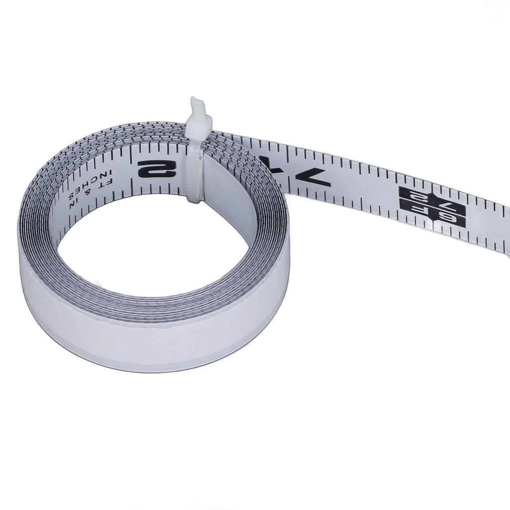 6FT 72palcový Kovový Samolepicí Svinovací metr Uhlíková ocel Svinovací metr Lepicí podklad Zprava do