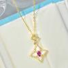 Four-Pointed Star Necklace, Women'S Light Luxury, High-End Versatile Temperament, The Same Jewelry