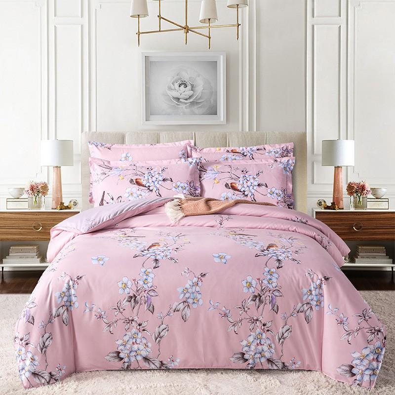 Aloe Cotton Blend Bedding Set Striped Sheet Style Modern Simple 1.2m/1.5m/1.8m/2.0m/2.2m Beds Home Bedroom Decor