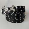 The Irregular-shaped Buckle Air Eye Belt Can Be Removed with Belt Buckles On Both Sides, Making It A Popular Instagram Belt for Both Men and Women