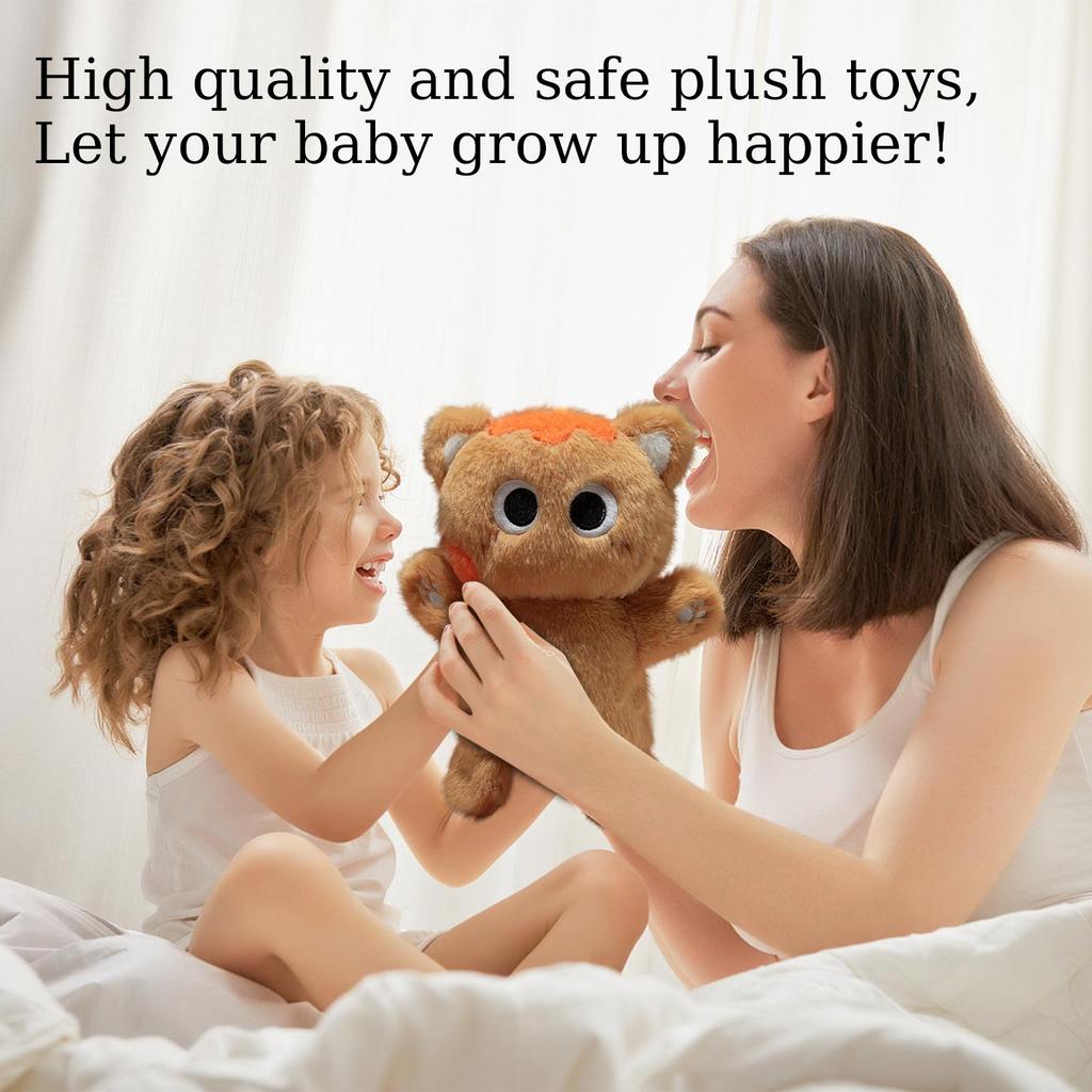 Cute Cats Hand Doll Plush Toy Doll Doll Cloth Doll Children's Gift Orange Cats Parent Child Game Interaction