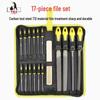 17-teiliges Feilenset mit Oxford-Werkzeugtasche für Schlosser und Schreiner