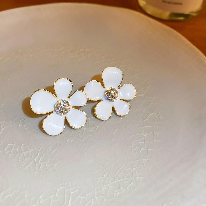 Love Geometric Earrings, Simple Flower Earrings, Fashionable Temperament Earrings, High-end Sense Earrings, Gifts