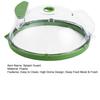 Microwave Splatter Cover with Heat-Resistant Handle Ventilated Food Guard for Plates