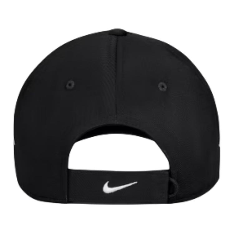 Nike Vyšívaná baseballová čepice z bavlny s motivem plamene, unisex, černá IH9258-010