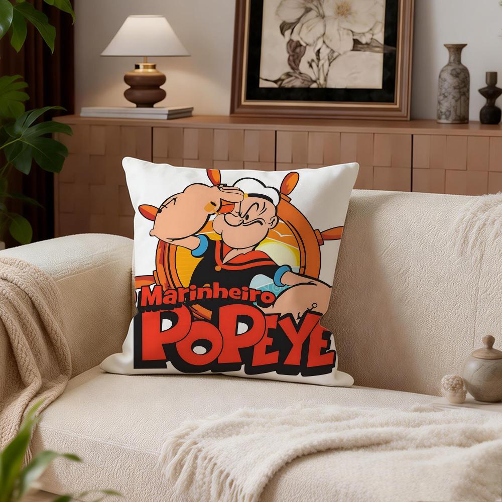 

Classic Popeye the Sailor Cushion Cover Cushion Cover Set 4Pcs 50x50 45x45 40x40 Pillowcase Decorative Sofa Home Decor 30X30cm