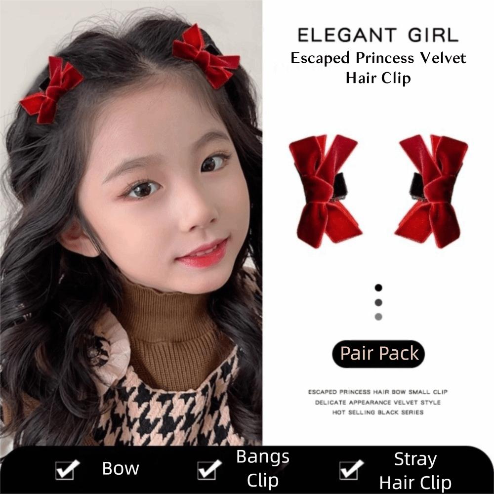 New Red Antique Chinese Style Hair Clip Tassel Traditional Retro Hanfu Accessories Children's Hair Clip Holiday Gift