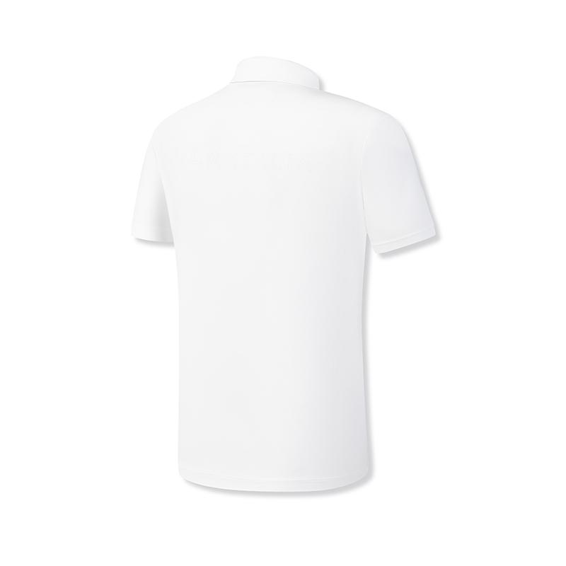 FILA Golf Series Simple Sports Training Comfortable Short Sleeve Polo Shirt Men tops A11M625103F-WT