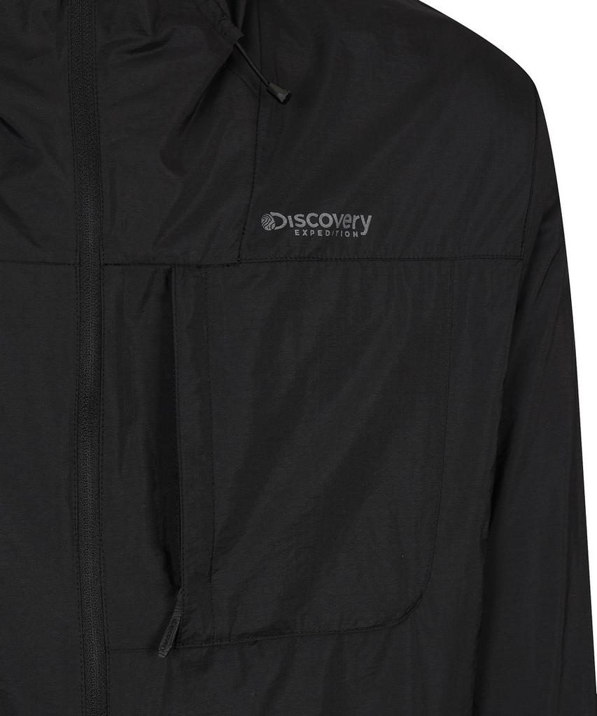 Discovery Expedition Men'S Freshvent 2.0 Uv Hooded Brim Jacket (Black)