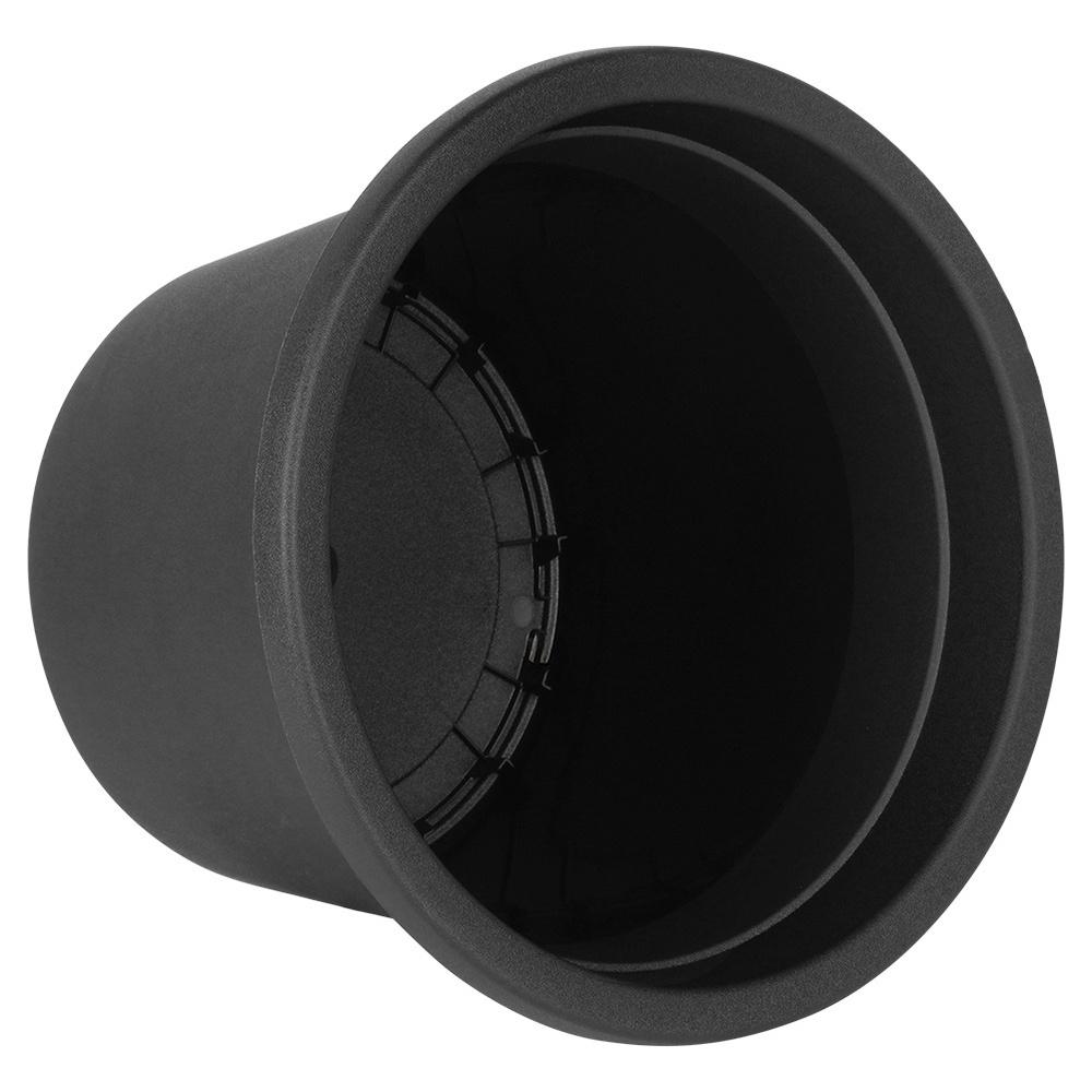 Garden Pot Outdoor Plastic Round Pot Black 27.5x19.5 cm