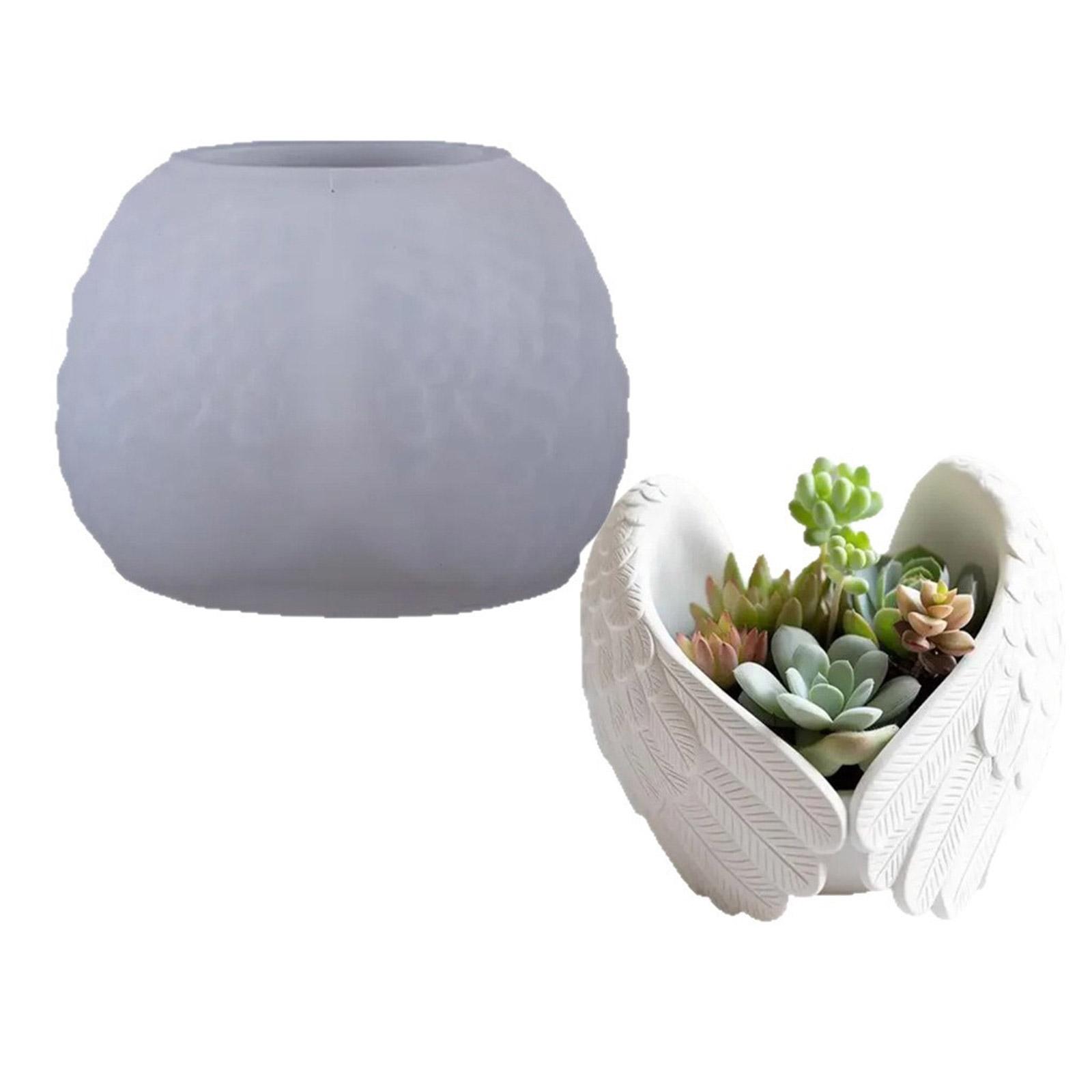 

Силиконовая форма «Крыло ангела» для DIY смолы, подсвечника, кашпо, многоразовые текстурные дизайны