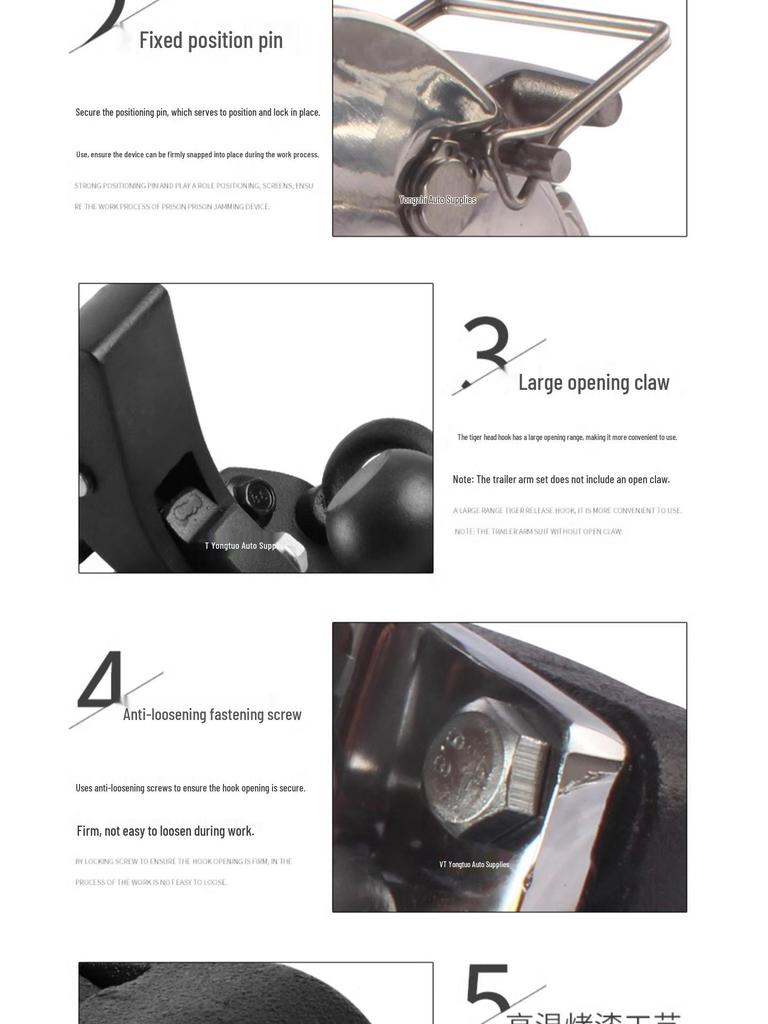 2024 Toyota Prado LC250 Trailer Hitch: Modified Tow Hook Rear Bumper with Square Hole